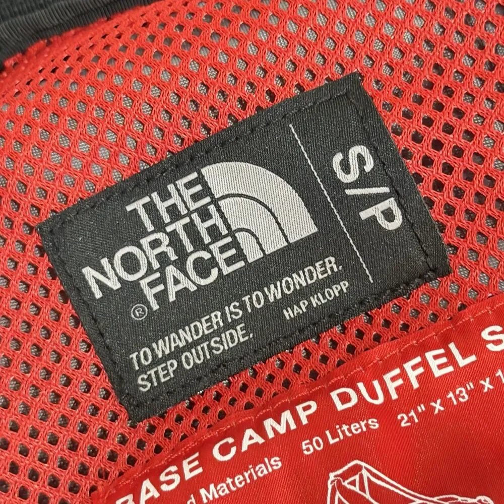 The North Face Small Base Camp Duffel 50L Carry-On Friendly Red/Black - NEW Read